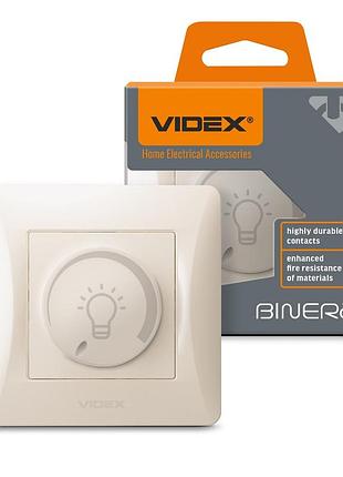 Димер led 200вт кремовий videx binera