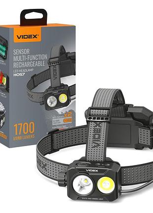Налобний світлодіодний ліхтарик videx vlf-h057 1700lm 5000k