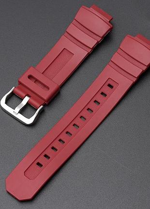 Ремешок для casio g-shock g-7700 red si 2