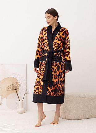 Кимоно женское из плюшевого велюра kimono сonfidence 18395 s