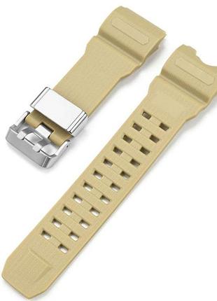 Ремешок для casio g-shock gwg-1000 beige si