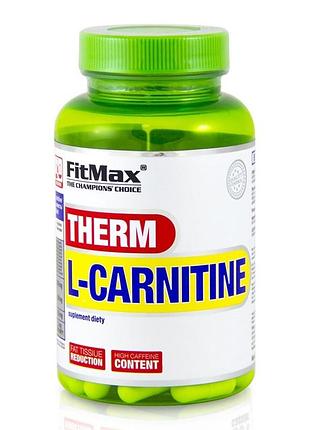 Жироспалювач fitmax therm l-carnitine, 90 капсул - натуральний