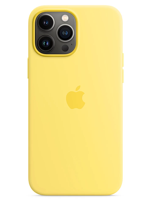 Чохол-накладка silicone case lemon zest для iphone 13 pro