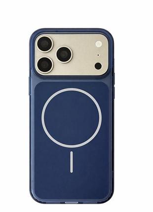 Чохол-накладка casetori navi для iphone 17 pro синій