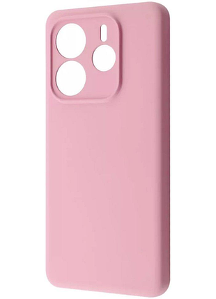 Чохол-накладка silicone case full xiaomi redmi note 14 5g рожевий