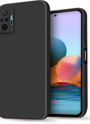 Чохол-накладка bizon android захист камери для xiaomi redmi note 10 pro 4g чорний