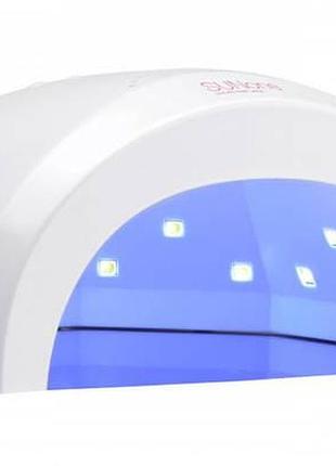 Гибридная лампа sun one для сушки ногтей uv/led 48w, матовая белая