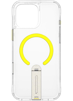 Чохол-накладка skinarma helix (mag-charge + 360° rotating stand) для iphone 16 pro max прозорий