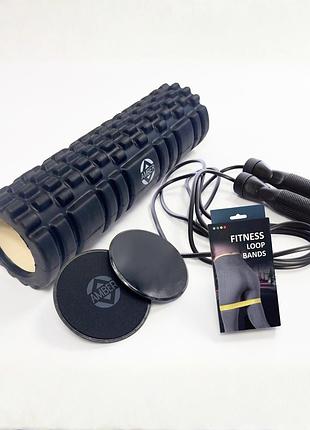 Набір для домашніх тренувань all-gym compact amber 4 в 1
