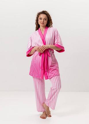 Комплект женский из плюшевого велюра штаны и халат victoria’s secret pink 3432_m 16012 m