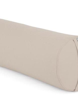 Йога-валик зі спельтовим лушпинням basic bodhi silver cloude 67.5×22 см