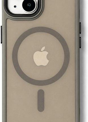 Чохол-накладка case lab nebula ring для iphone 13/14 сірий