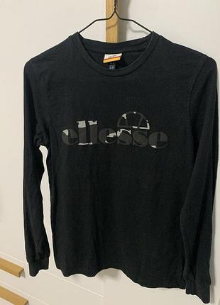 Чорний лонгслів/кофта ellesse 2
