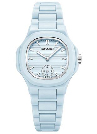 Наручные часы skmei 2678bu light blue с кварцевым механизмом и водозащитой