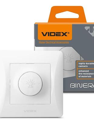 Димер 600вт білий videx binera