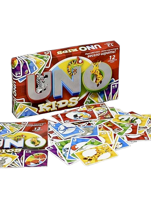 Ігра карткова дитяча uno kids danko toys