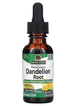 Nature's answer dandelion root 2,000 mg 30 ml