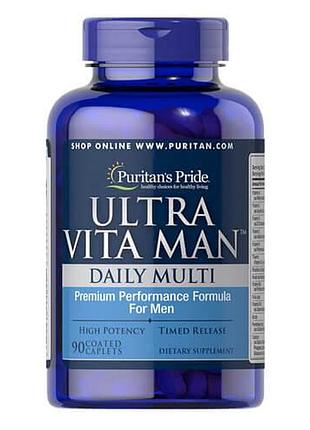 Puritan's pride ultra vita man 90 таблеток