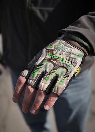 Беспалые перчатки мультикам mechanix mxk-2 9
