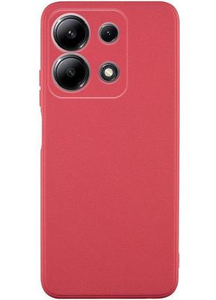 Чохол-накладка bizon android захист камери для xiaomi redmi note 13 pro 4g червоний