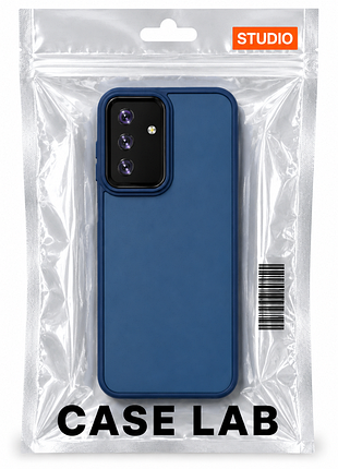 Чохол-накладка case lab nebula для samsung a05s темно-синій