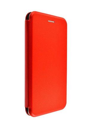Чохол-книжка case lab leather для huawei p smart (2021) червоний