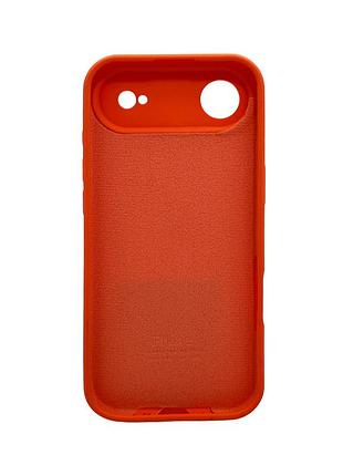 Чохол-накладка silicone full aa camera protect для apple iphone 17 air помаранчевий 3