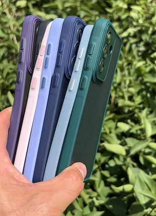 Чохол-накладка case lab nebula захист камери для xiaomi redmi note 12 4g темно-зелений 3