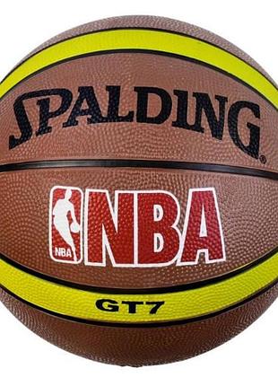 М'яч баскетбольний 500гр №7 з 34470 nba коричневий з жовтим