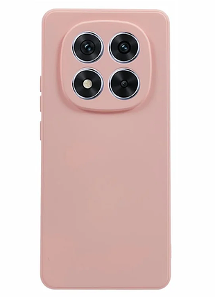 Чохол-накладка bizon android захист камери для xiaomi redmi note 14 pro plus pink пісочний бежевий