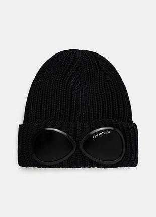 Cp company шапка шапка c.p. compani шапка с.р. compani шапка с линзами шапка мужская черная