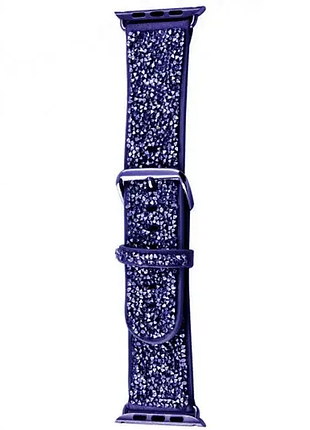 Ремінець bling world rock diamond 38/40 мм світло-фіолетовий