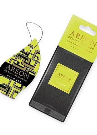 Ароматизатор на дзеркало сухий areon лист premium "eau d`ete"