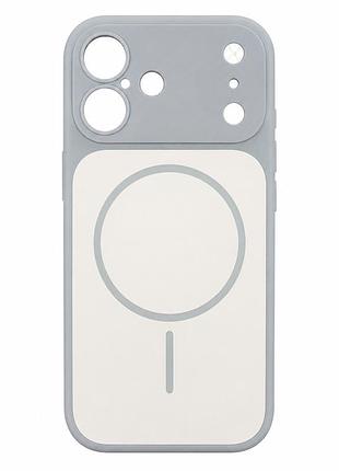 Чохол-накладка silicone creative variation mag cover для apple iphone 16 сірий