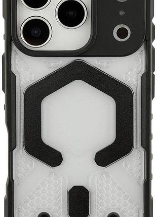Чохол-накладка bizon armor (magsafe) для iphone 17 pro max/18 pro max transparent чорний