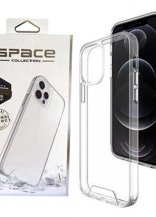 Чохол-накладка space для iphone 13 pro прозорий