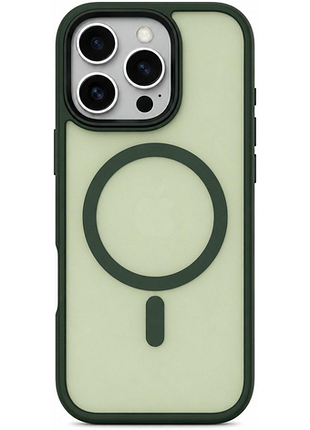 Чохол-накладка case lab nebula ring для iphone 16 pro зелений