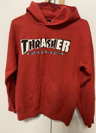 Червоний худі thrasher, розмір s