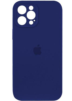 Чохол-накладка silicone full aa camera protect для apple iphone 12 pro синій (kmfullaai12p-39)