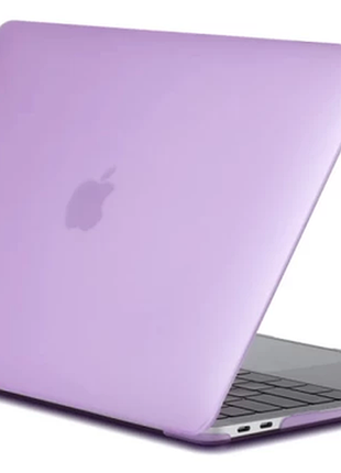 Чохол-накладка crystal macbook air 13.6" (a2681) m2 2022 / (a3113) m3 2024 глибокий фіолетовий