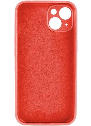 Чохол-накладка silicone full aa camera protect для apple iphone 14 peach помаранчевий 2