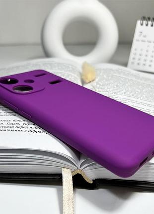 Чохол-накладка cosmic silicone android для xiaomi redmi note 13 pro plus 5g фіолетовий 4