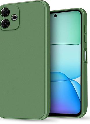 Чохол-накладка bizon android захист камери для xiaomi redmi 13 темно-зелений