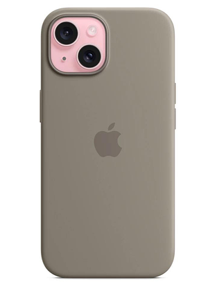 Чохол-накладка silicone case clay для iphone 15