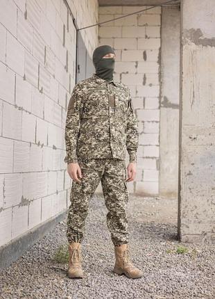 Мужской армейский костюм для tactical тактическая форма пиксель светлый 7070 52 размер