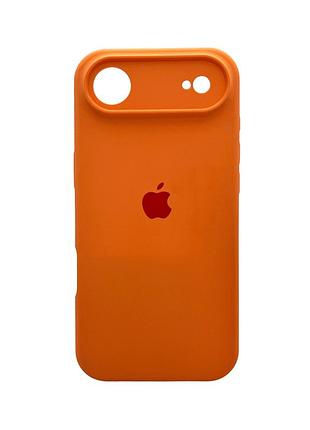 Чохол-накладка silicone full aa camera protect для apple iphone 17 air papaya