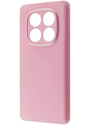 Чохол-накладка silicone case full xiaomi redmi note 14 pro+ рожевий
