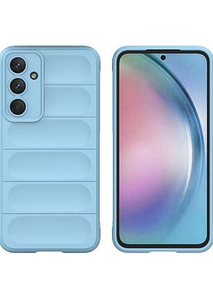 Чохол-накладка cosmic magic shield для samsung galaxy a55 5g блакитний