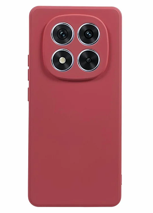 Чохол-накладка bizon android захист камери для xiaomi redmi note 14 pro plus rose червоний
