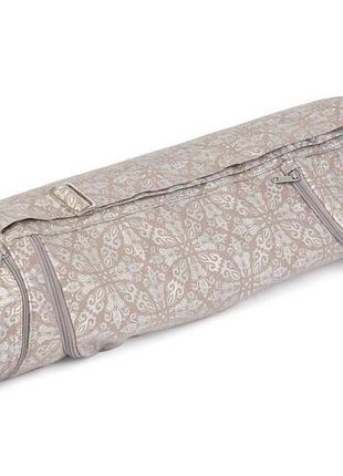 Сумка-чехол для йоги asana bag cotton raja maharaja collection bodhi 70 см тауп/серебряный